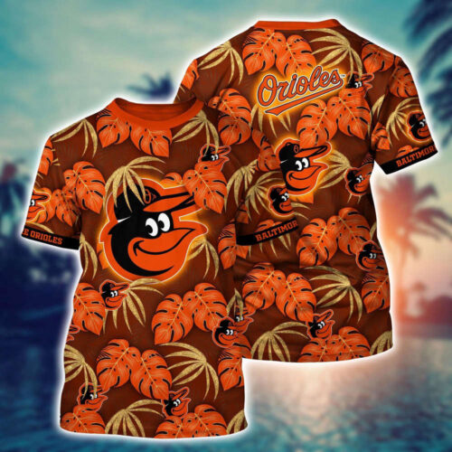 MLB Baltimore Orioles 3D T-Shirt Champion Comfort For Fans Baseball