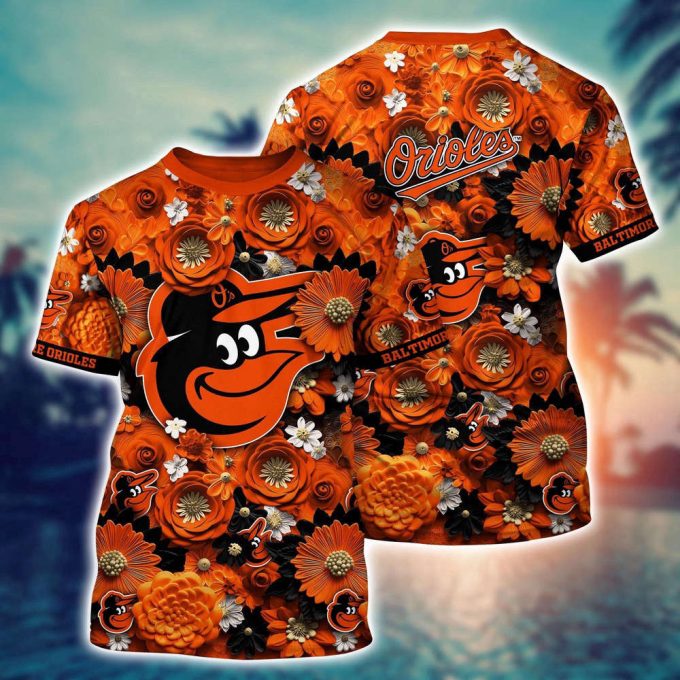 MLB Baltimore Orioles 3D T-Shirt Game Changer For Sports Enthusiasts