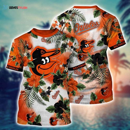 MLB Baltimore Orioles 3D T-Shirt Glamorous Tee For Sports Enthusiasts