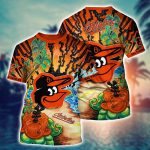 MLB Baltimore Orioles 3D T-Shirt Masterpiece Parade For Sports Enthusiasts