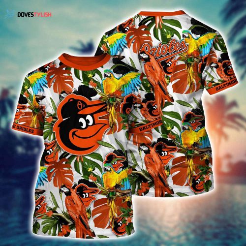 MLB Baltimore Orioles 3D T-Shirt Symphony Bliss For Sports Enthusiasts