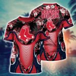 MLB Boston Red Sox 3D T-Shirt Champion Comfort For Fans Sports