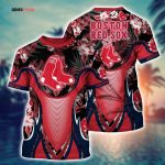 MLB Boston Red Sox 3D T-Shirt Champion Comfort For Fans Sports