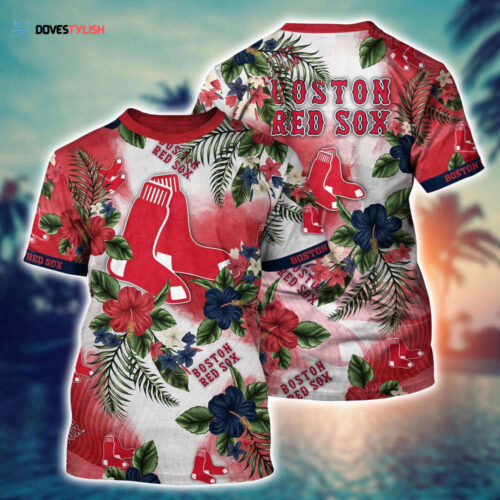 MLB Boston Red Sox 3D T-Shirt Game Changer For Sports Enthusiasts