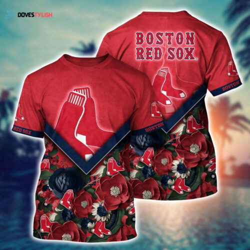 MLB Boston Red Sox 3D T-Shirt Masterpiece For Sports Enthusiasts