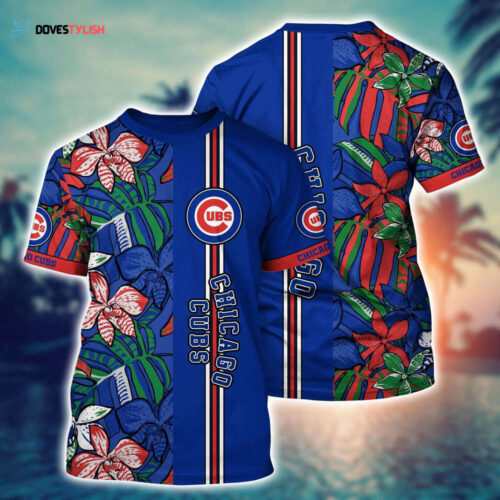 MLB Chicago Cubs 3D T-Shirt Trending Summer For Fans Baseball