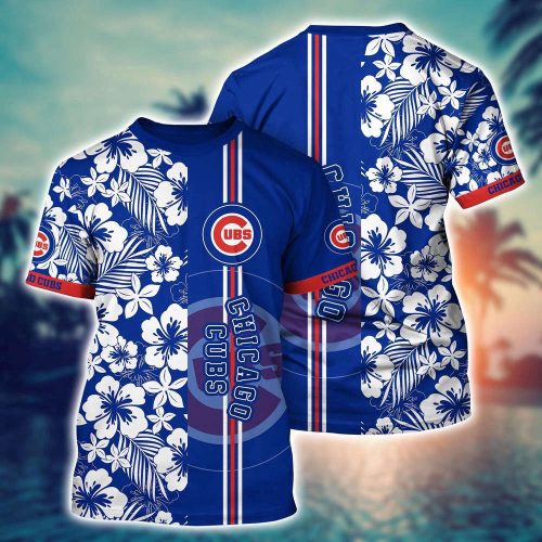 MLB Chicago Cubs 3D T-Shirt Marvelous Impact For Sports Enthusiasts