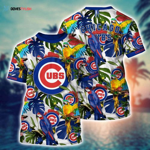 MLB Chicago Cubs 3D T-Shirt Symphony Bliss For Sports Enthusiasts