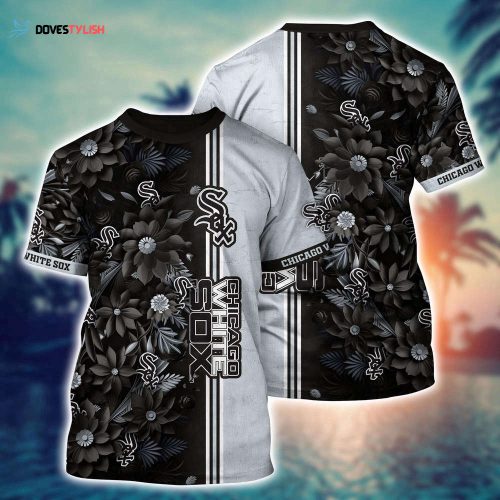 MLB Chicago White Sox 3D T-Shirt Blossom Bloom For Sports Enthusiasts