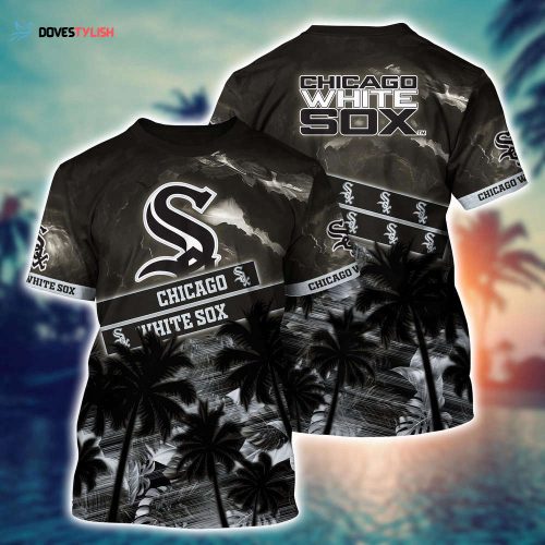 MLB Chicago White Sox 3D T-Shirt Chic Baseball Layers For Fans Baseball