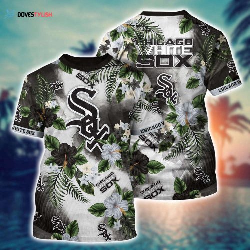 MLB Chicago White Sox 3D T-Shirt Paradise Bloom For Sports Enthusiasts