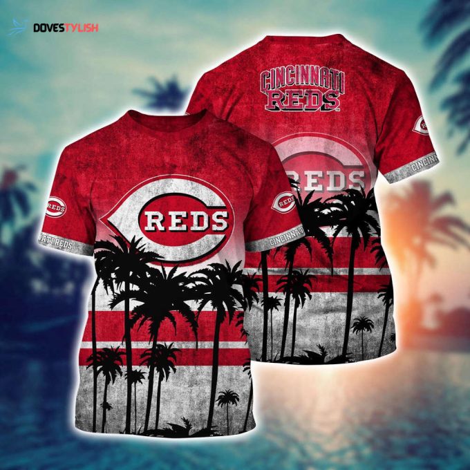 MLB Cincinnati Reds 3D T-Shirt Casual Style For Fans Sports