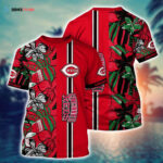 MLB Cincinnati Reds 3D T-Shirt Chic Athletic Elegance For Fans Baseball