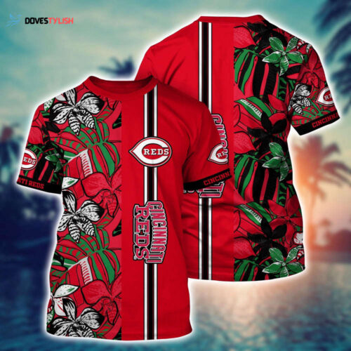 MLB Cincinnati Reds 3D T-Shirt Trending Summer For Fans Baseball