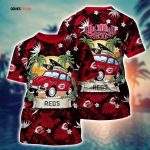 MLB Cincinnati Reds 3D T-Shirt Fusion Elegance For Sports Enthusiasts