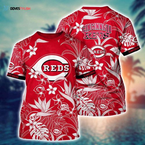 MLB Cincinnati Reds 3D T-Shirt Masterpiece Parade For Sports Enthusiasts