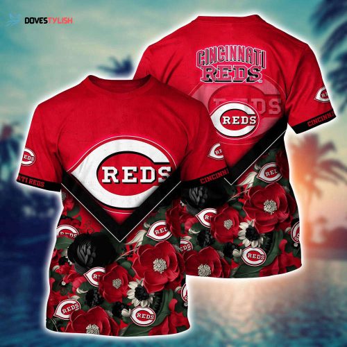 MLB Cincinnati Reds 3D T-Shirt Adventure Vogue For Sports Enthusiasts