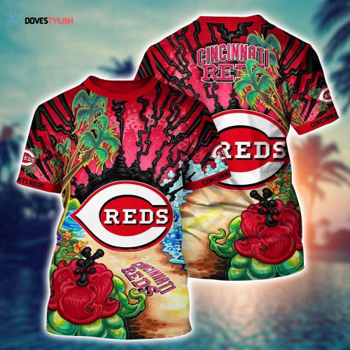 MLB Cincinnati Reds 3D T-Shirt Marvelous Impact For Sports Enthusiasts