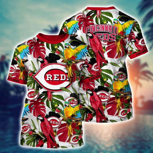 MLB Cincinnati Reds 3D T-Shirt Symphony Bliss For Sports Enthusiasts