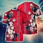 MLB Cleveland Indians 3D T-Shirt Aloha Harmony For Fans Sports