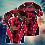 MLB Cleveland Indians 3D T-Shirt Baseball Bliss For Fans Baseball