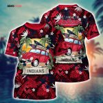 MLB Cleveland Indians 3D T-Shirt Fusion Elegance For Sports Enthusiasts