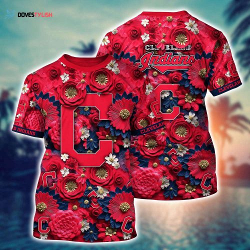 MLB Cleveland Indians 3D T-Shirt Masterpiece For Sports Enthusiasts