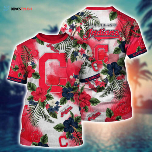 MLB Cleveland Indians 3D T-Shirt Adventure Vogue For Sports Enthusiasts