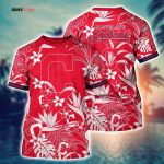 MLB Cleveland Indians 3D T-Shirt Island Adventure For Sports Enthusiasts