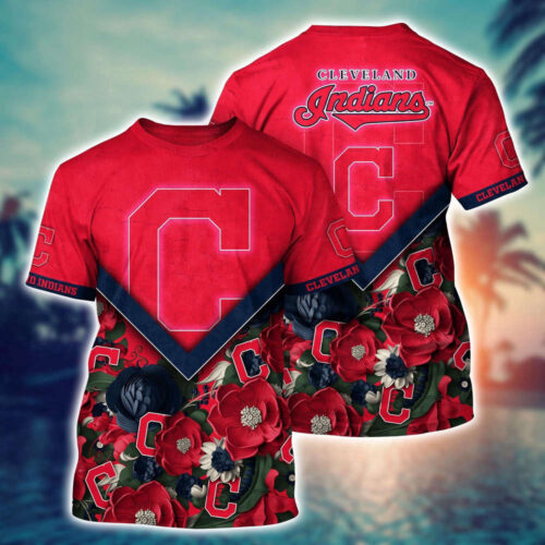 MLB Cleveland Indians 3D T-Shirt Masterpiece For Sports Enthusiasts