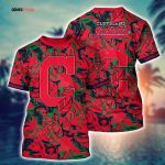 MLB Cleveland Indians 3D T-Shirt Sleek Baseball Vibes For Fans Baseball