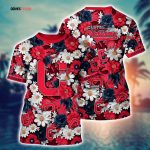 MLB Cleveland Indians 3D T-Shirt Sunset Slam Serenade For Fans Sports