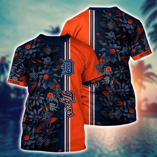 MLB Detroit Tigers 3D T-Shirt Aloha Grand Slam For Sports Enthusiasts