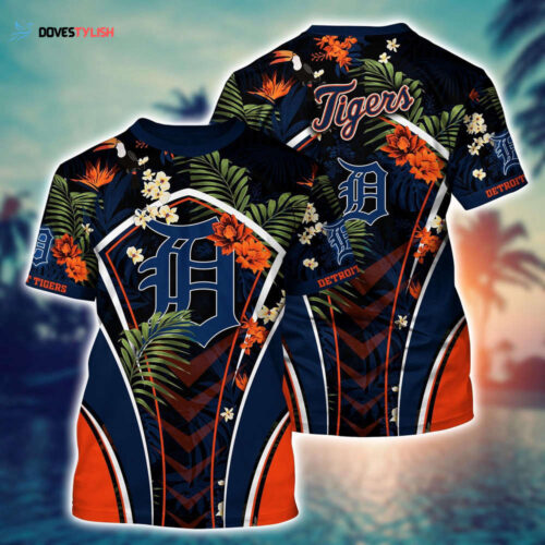 MLB Detroit Tigers 3D T-Shirt Baseball Bliss For Fans Baseball