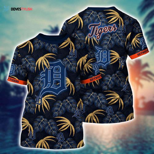 MLB Detroit Tigers 3D T-Shirt Champion Comfort For Fans Baseball