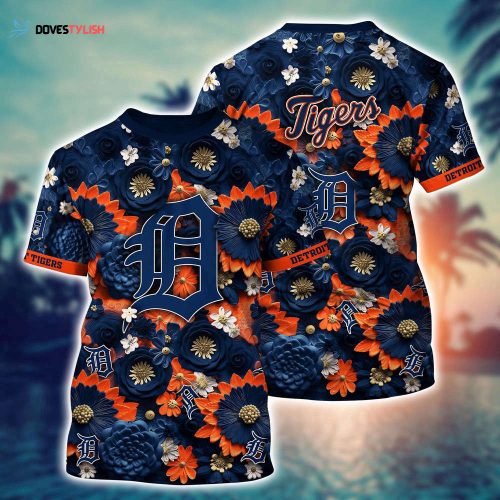 MLB Detroit Tigers 3D T-Shirt Game Changer For Sports Enthusiasts