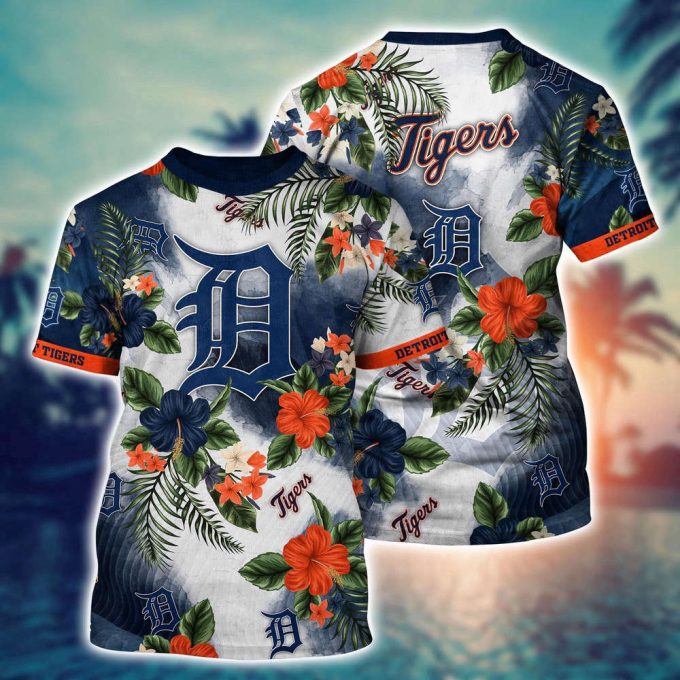 MLB Detroit Tigers 3D T-Shirt Glamorous Tee For Sports Enthusiasts