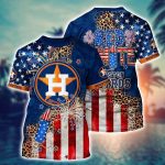 MLB Houston Astros 3D T-Shirt Chic in Aloha For Fans Sports