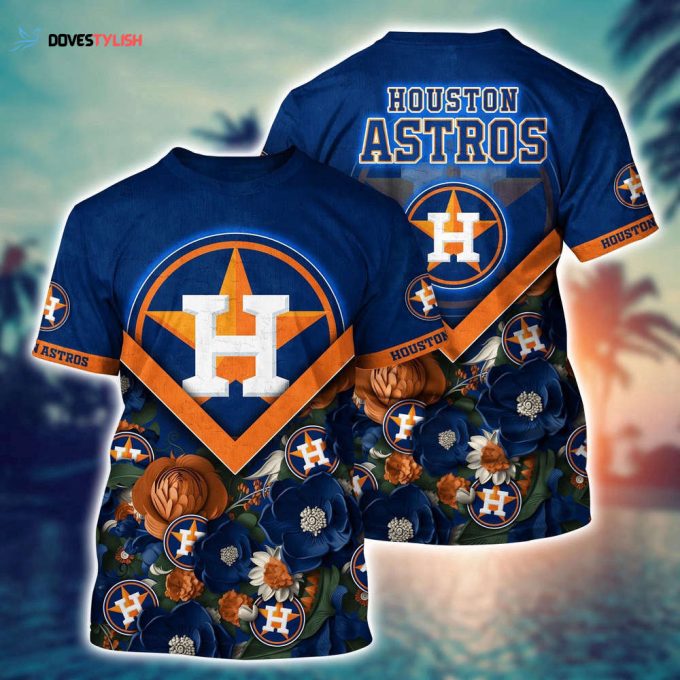 MLB Houston Astros 3D T-Shirt Masterpiece For Sports Enthusiasts