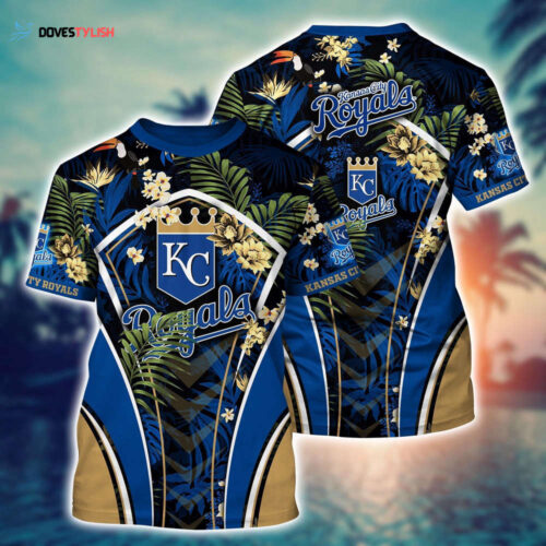 MLB Kansas City Royals 3D T-Shirt Baseball Bliss For Fans Baseball