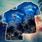 MLB Kansas City Royals 3D T-Shirt Chic Baseball Layers For Fans Baseball