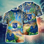 MLB Kansas City Royals 3D T-Shirt Masterpiece Parade For Sports Enthusiasts