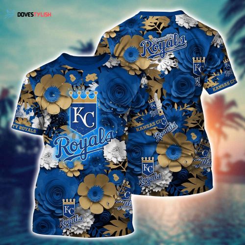 MLB Milwaukee Brewers 3D T-Shirt Floral Vibes For Fans Sports