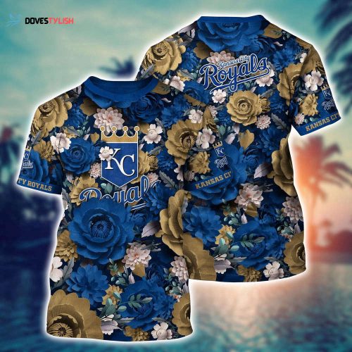 MLB Los Angeles Angels 3D T-Shirt Flower Tropical For Sports Enthusiasts