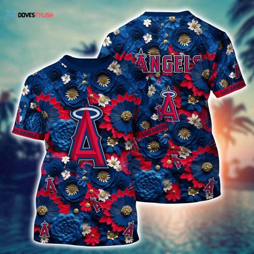 MLB Los Angeles Angels 3D T-Shirt Aloha Grand Slam For Sports Enthusiasts