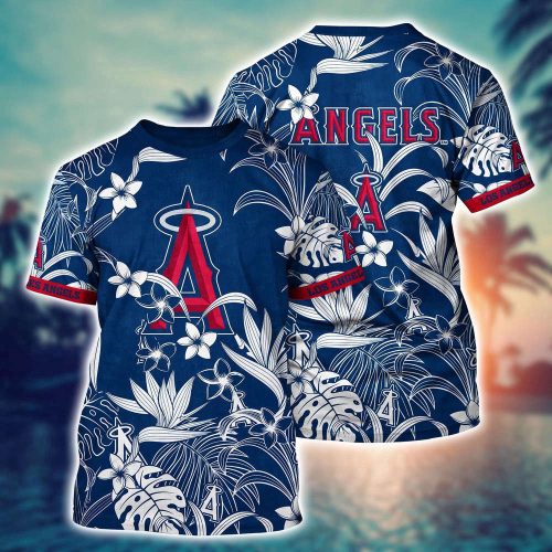 MLB Los Angeles Angels 3D T-Shirt Island Adventure For Sports Enthusiasts