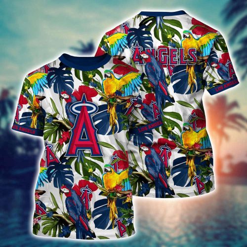MLB Los Angeles Angels 3D T-Shirt Symphony Bliss For Sports Enthusiasts