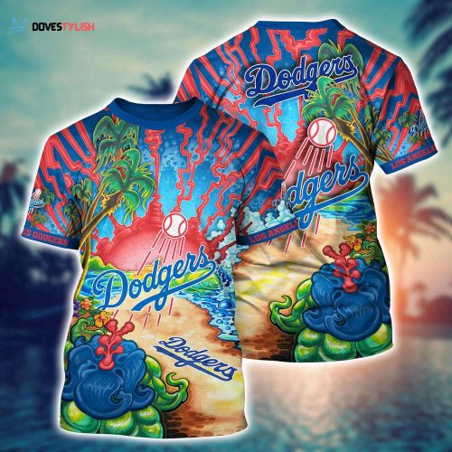 MLB Miami Marlins 3D T-Shirt Island Adventure For Sports Enthusiasts