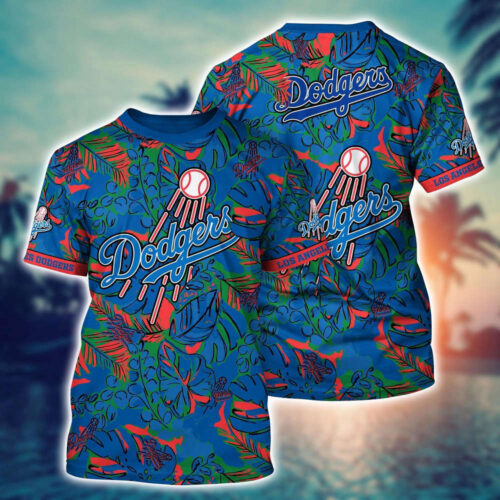 MLB Los Angeles Dodgers 3D T-Shirt Sleek Baseball Vibes For Fans Baseball