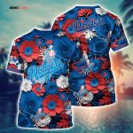 MLB Los Angeles Dodgers 3D T-Shirt Sunset Slam Chic For Fans Sports
